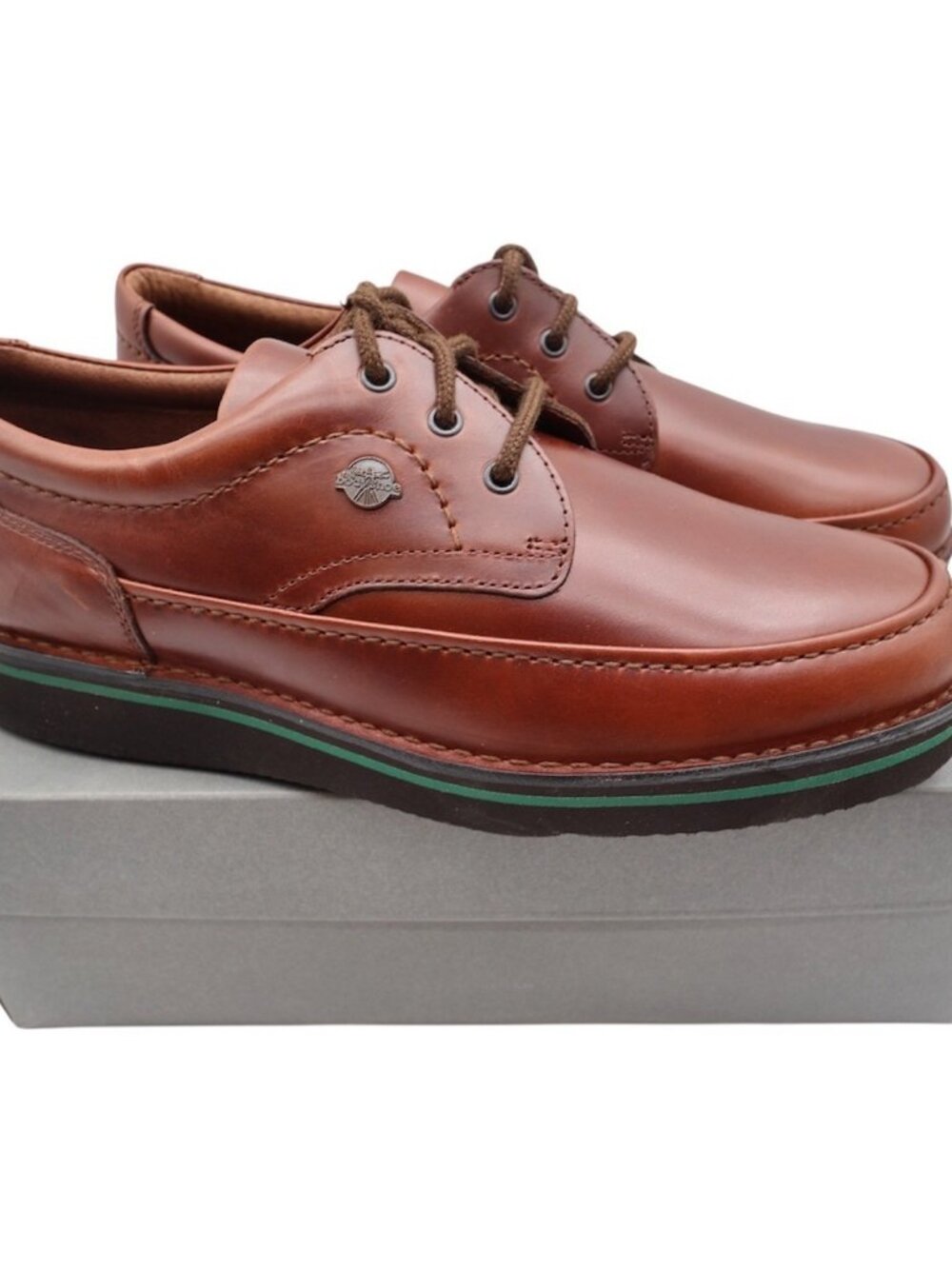 Hush Puppies Mall Walker Men's 11 Brown Leather Comfort Oxford Shoes